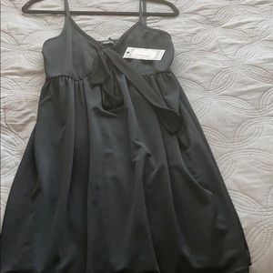 Black tie front Sundress